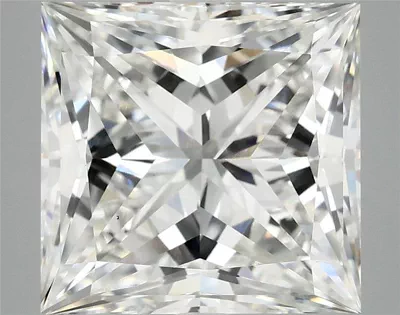 6.65ct G VS1 Rare Carat Ideal Cut Princess Lab Grown Diamond