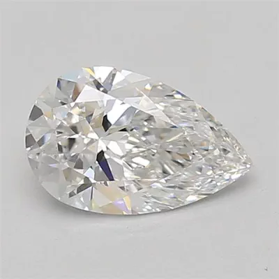 1.23ct D VS1 Rare Carat Ideal Cut Pear Lab Grown Diamond