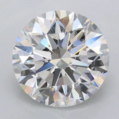 2.47ct D FL Rare Carat Ideal Cut Round Lab Grown Diamond