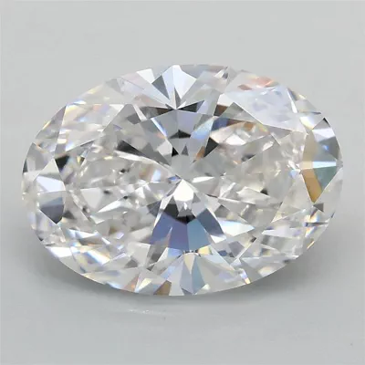 2.51ct E VVS2 Rare Carat Ideal Cut Oval Lab Grown Diamond
