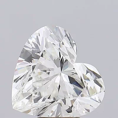 6.05ct G VVS2 Rare Carat Ideal Cut Heart Lab Grown Diamond