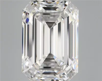 20.39ct E VVS2 Excellent Cut Emerald Lab Grown Diamond