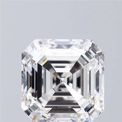 3.04ct E VS1 Rare Carat Ideal Cut Asscher Lab Grown Diamond