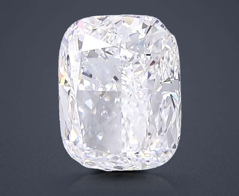 6.35ct E VS1 Rare Carat Ideal Cut Cushion Lab Grown Diamond