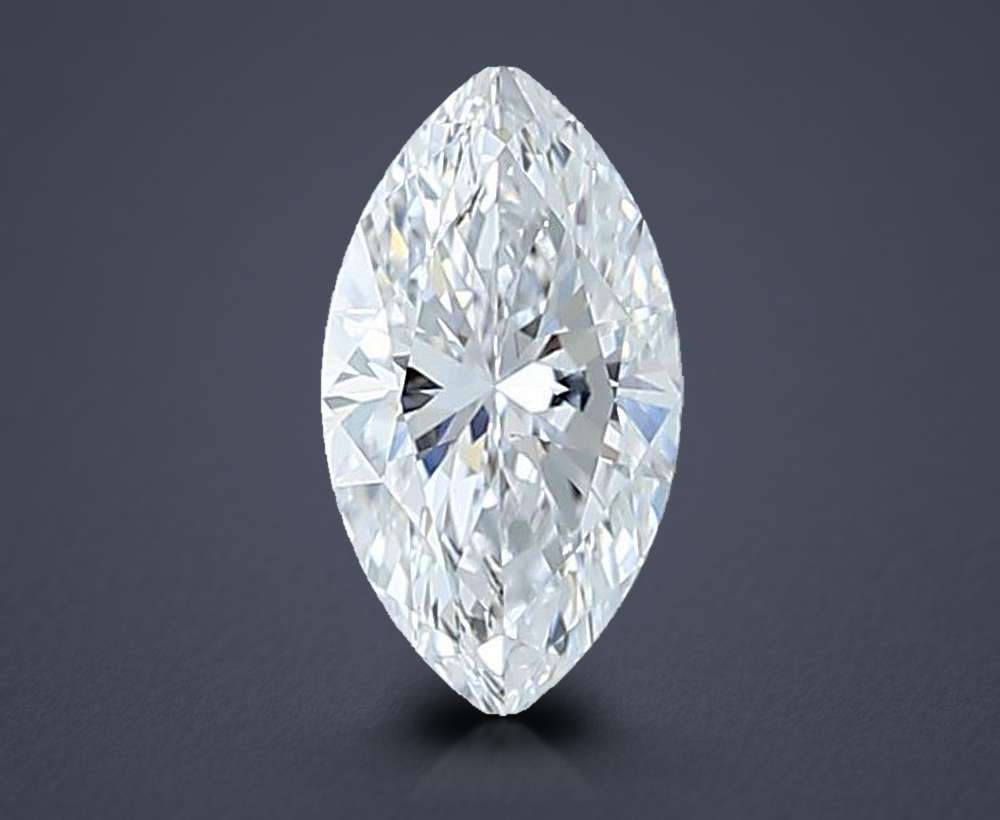 0.97ct D VS1 Rare Carat Ideal Cut Marquise Lab Grown Diamond