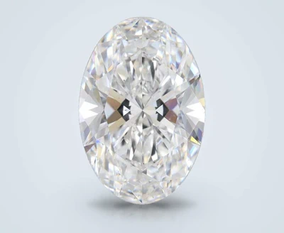11.52ct E VS2 Rare Carat Ideal Cut Oval Lab Grown Diamond