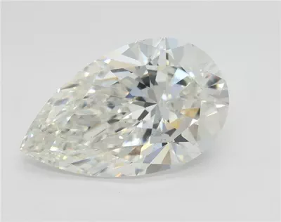 4.02ct G VS2 Rare Carat Ideal Cut Pear Lab Grown Diamond