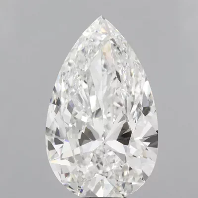 12.11ct G VVS2 Rare Carat Ideal Cut Pear Lab Grown Diamond