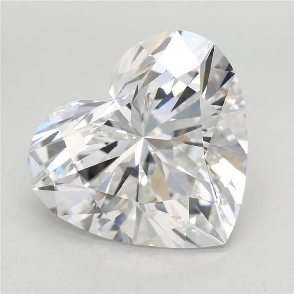 7.06ct E VVS2 Rare Carat Ideal Cut Heart Lab Grown Diamond