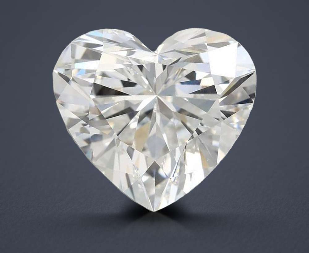7.06ct E VVS2 Rare Carat Ideal Cut Heart Lab Grown Diamond