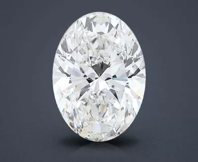 20.19ct H VS2 Rare Carat Ideal Cut Oval Lab Grown Diamond