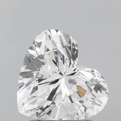 1.51ct E VS1 Rare Carat Ideal Cut Heart Lab Grown Diamond