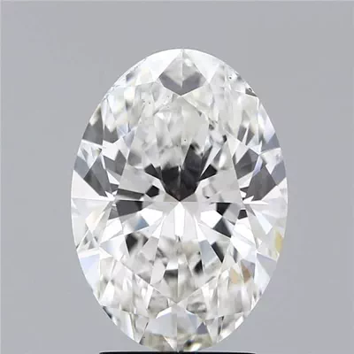 3.02ct G SI1 Rare Carat Ideal Cut Oval Lab Grown Diamond