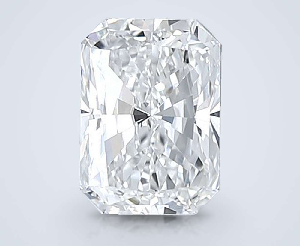 3.04ct D VS1 Rare Carat Ideal Cut Radiant Lab Grown Diamond