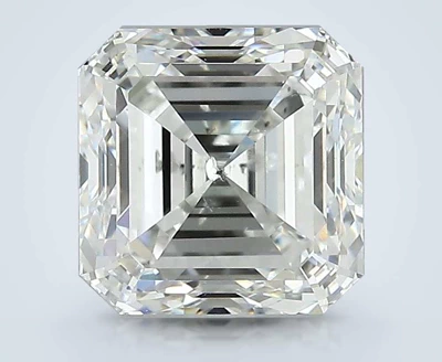 3.00ct H SI2 Rare Carat Ideal Cut Asscher Diamond