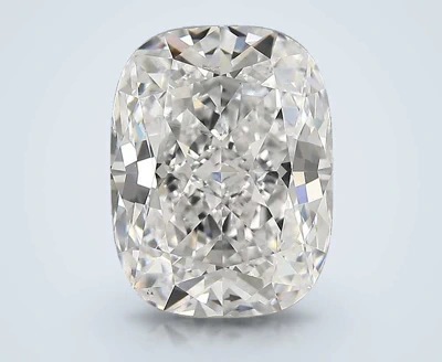 5.04ct D VS2 Rare Carat Ideal Cut Cushion Diamond