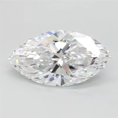 2.01ct D FL Rare Carat Ideal Cut Marquise Lab Grown Diamond