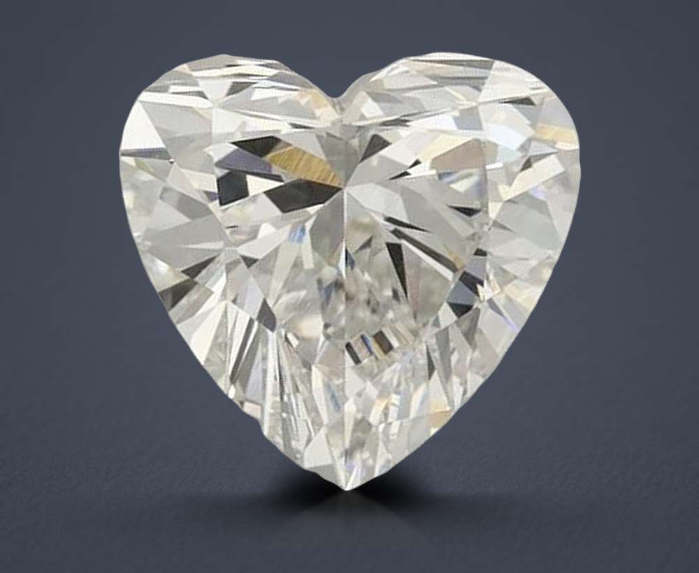 2.32ct G VVS2 Rare Carat Ideal Cut Heart Lab Grown Diamond