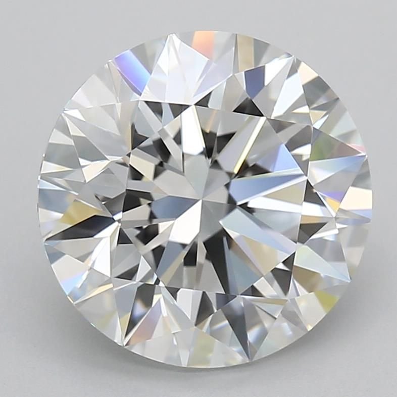 5.03ct D FL Rare Carat Ideal Cut Round Lab Grown Diamond