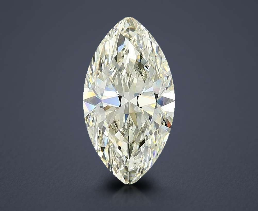 2.01ct K SI1 Rare Carat Ideal Cut Marquise Diamond