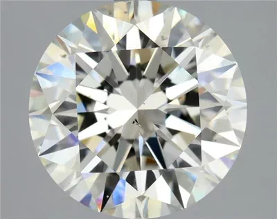 3.20ct K SI1 Rare Carat Ideal Cut Round Diamond