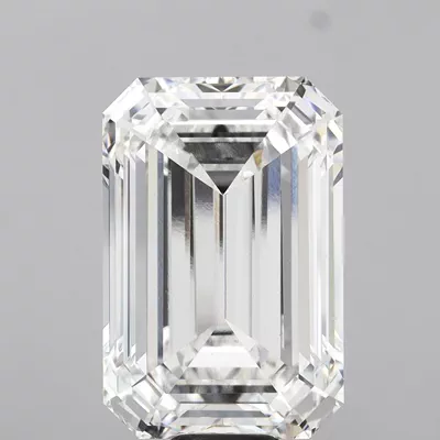 20.05ct F VS1 Rare Carat Ideal Cut Emerald Lab Grown Diamond