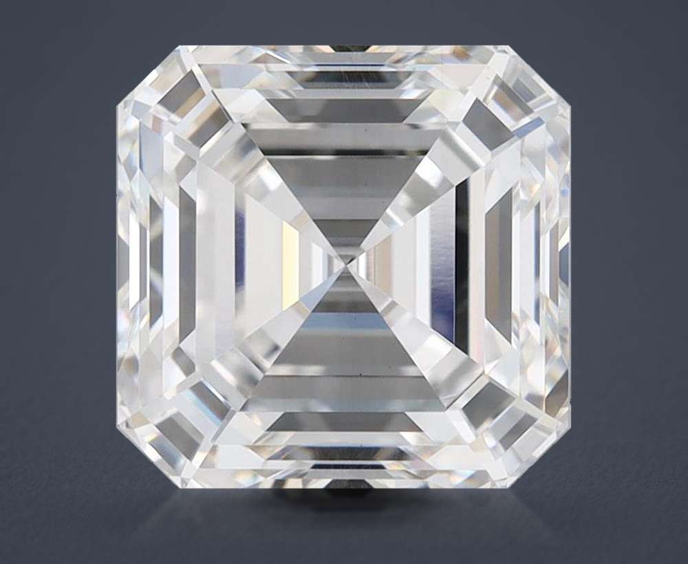 1.57ct E VS1 Rare Carat Ideal Cut Asscher Lab Grown Diamond