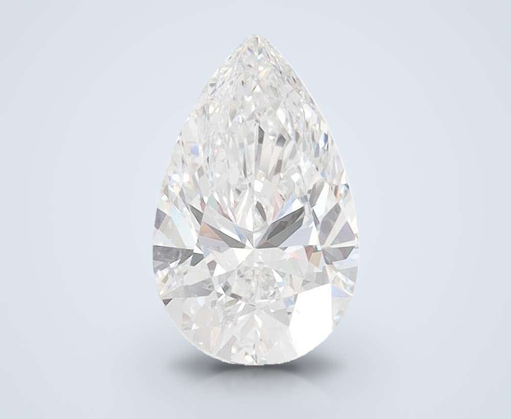 1.24ct D VVS1 Rare Carat Ideal Cut Pear Lab Grown Diamond