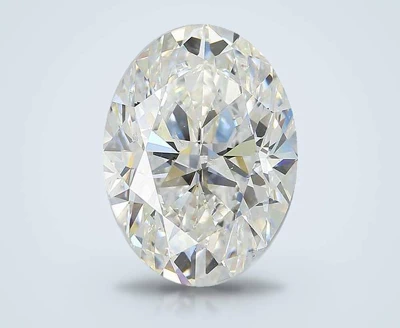 5.01ct G SI2 Rare Carat Ideal Cut Oval Diamond