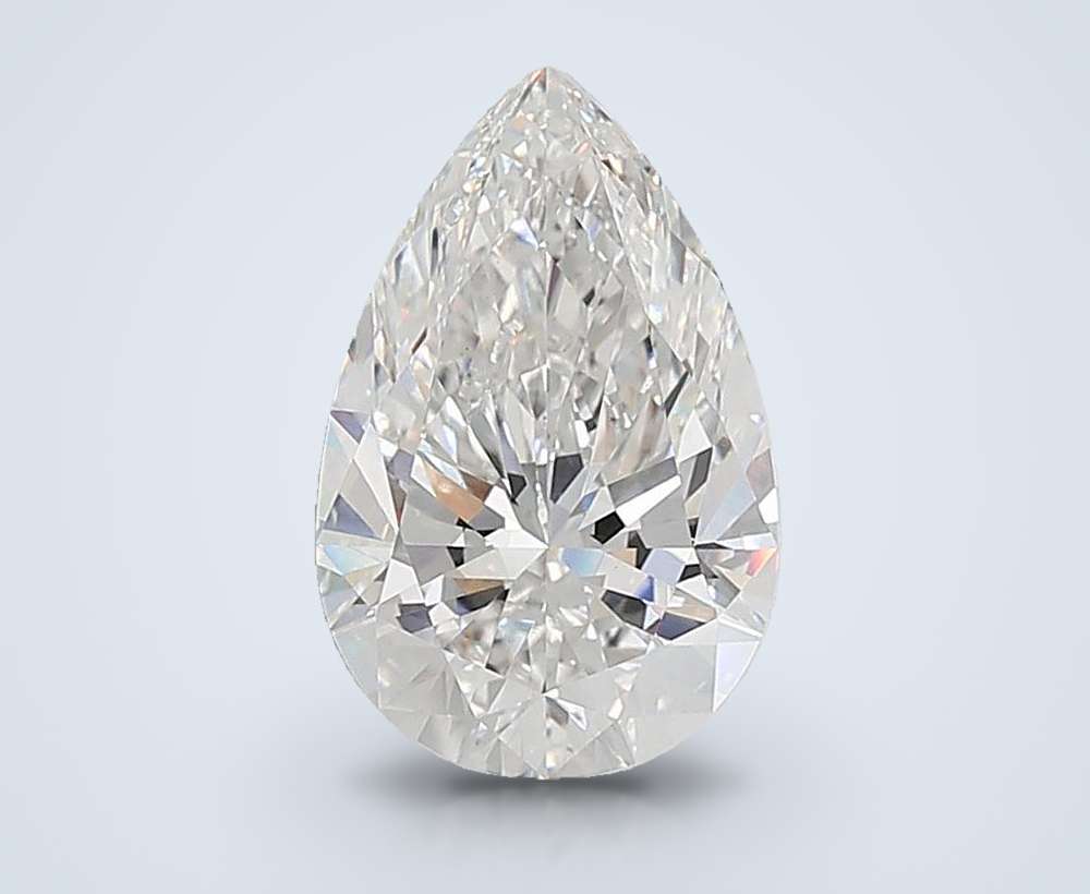 10.06ct E VS1 Rare Carat Ideal Cut Pear Lab Grown Diamond