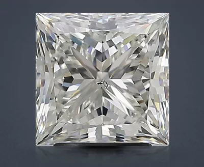 2.81ct I SI1 Rare Carat Ideal Cut Princess Diamond