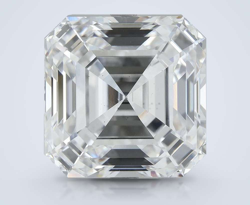 11.57ct E VS2 Rare Carat Ideal Cut Asscher Lab Grown Diamond