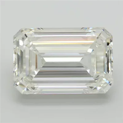 10.58ct F VVS2 Very Good Cut Emerald Lab Grown Diamond