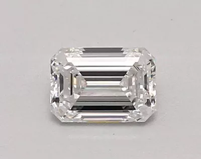 0.62ct D VS1 Rare Carat Ideal Cut Emerald Lab Grown Diamond