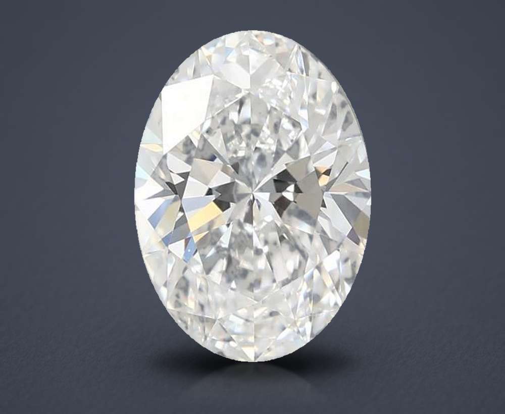 1.52ct D VVS2 Rare Carat Ideal Cut Oval Lab Grown Diamond