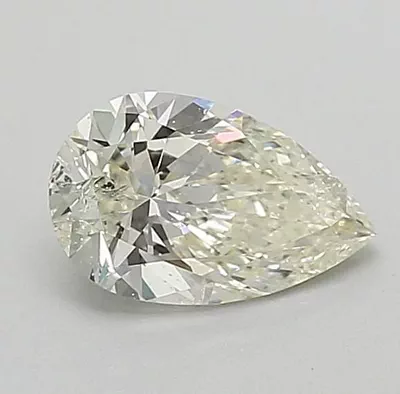 0.85ct J SI2 Rare Carat Ideal Cut Pear Diamond