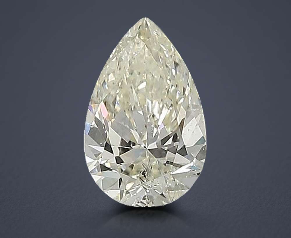 0.85ct J SI2 Rare Carat Ideal Cut Pear Diamond