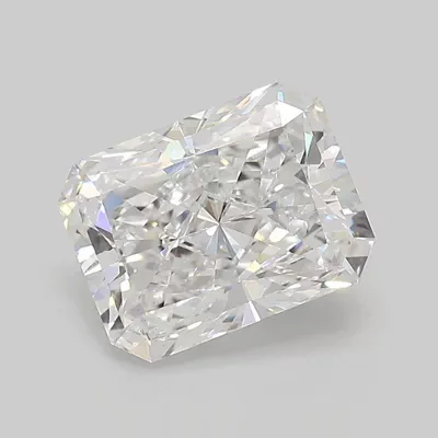 3.05ct D VS1 Rare Carat Ideal Cut Radiant Lab Grown Diamond