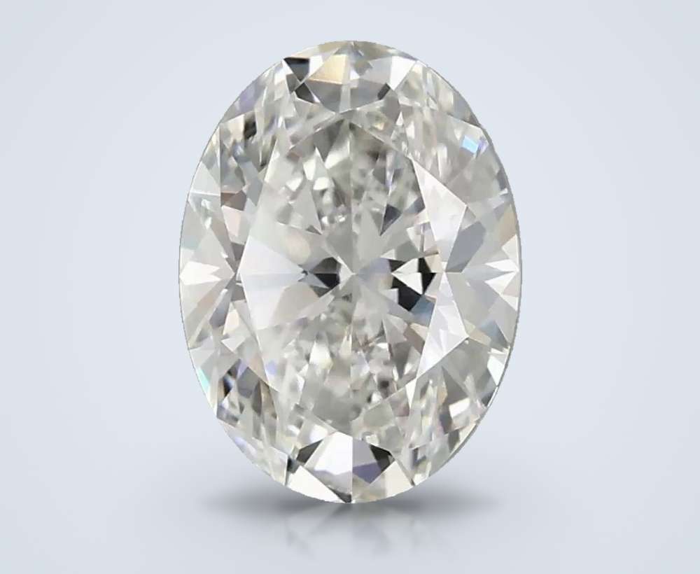 2.16ct F VS2 Rare Carat Ideal Cut Oval Lab Grown Diamond