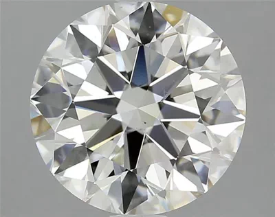 3.27ct J VS2 Rare Carat Ideal Cut Round Diamond
