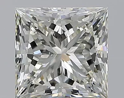 2.02ct K SI1 Excellent Cut Princess Diamond