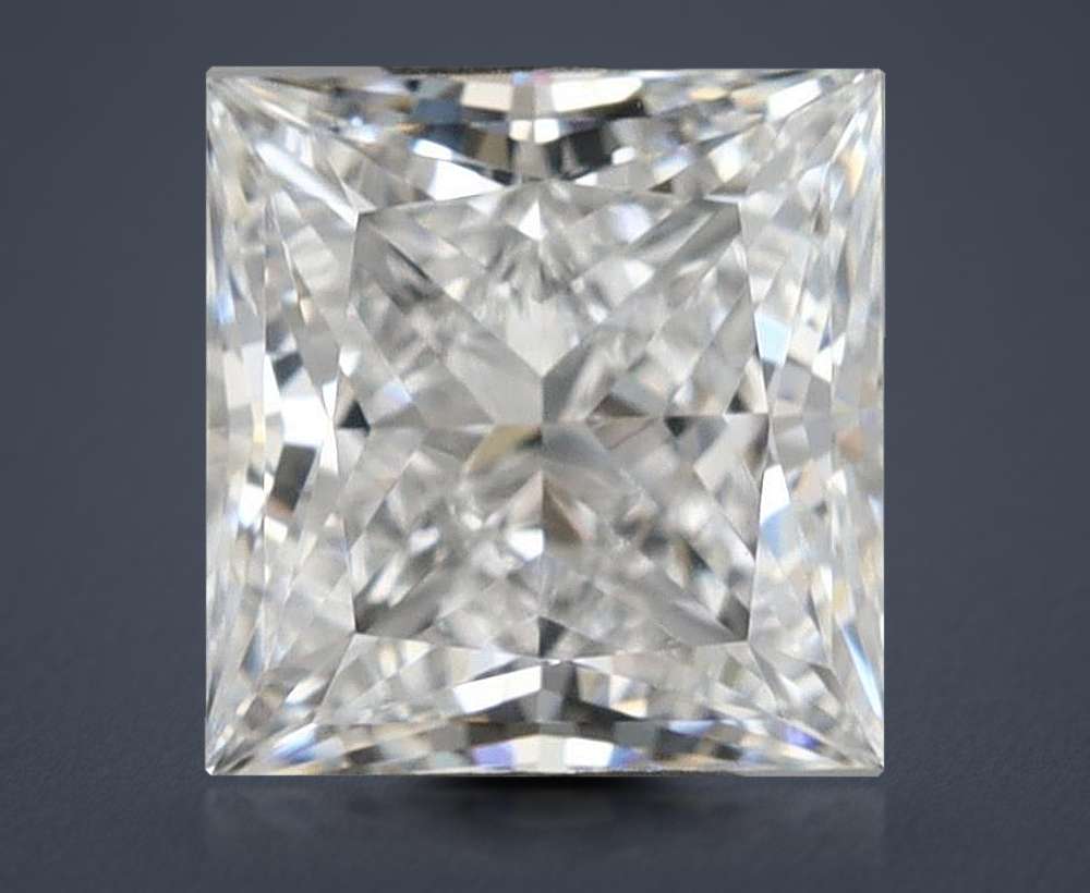 0.96ct E IF Rare Carat Ideal Cut Princess Lab Grown Diamond
