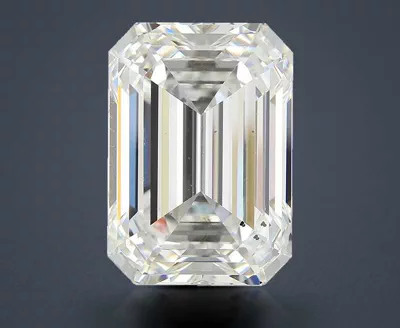 10.36ct G SI1 Rare Carat Ideal Cut Emerald Diamond