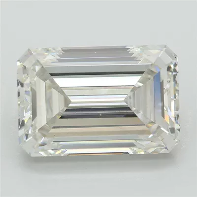 6.21ct H VS1 Excellent Cut Emerald Lab Grown Diamond