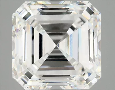 8.00ct F VVS2 Very Good Cut Asscher Lab Grown Diamond