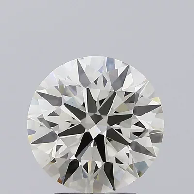 3.11ct J VS1 Rare Carat Ideal Cut Round Lab Grown Diamond