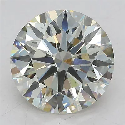 3.04ct J VS1 Rare Carat Ideal Cut Round Lab Grown Diamond