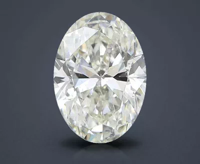 4.01ct K SI2 Rare Carat Ideal Cut Oval Diamond