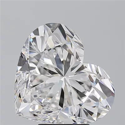 6.09ct D VS1 Rare Carat Ideal Cut Heart Diamond