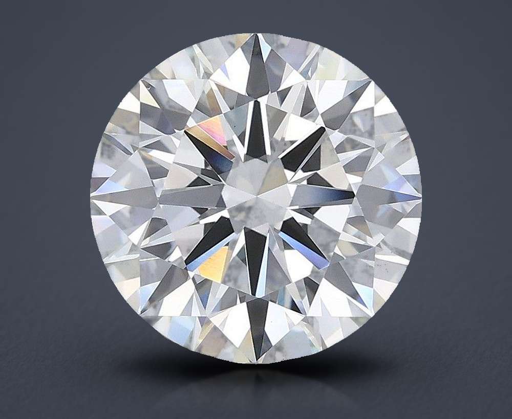 4.01ct H VS1 Rare Carat Ideal Cut Round Lab Grown Diamond